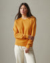 Women's French Terry Crew Sweatshirt - Butterscotch